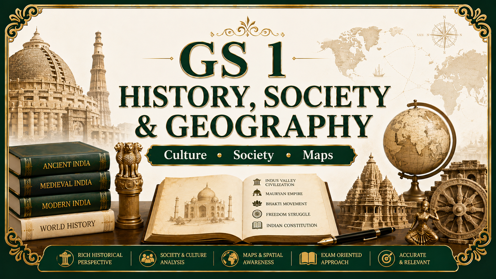 GS I – History, Society & Geography