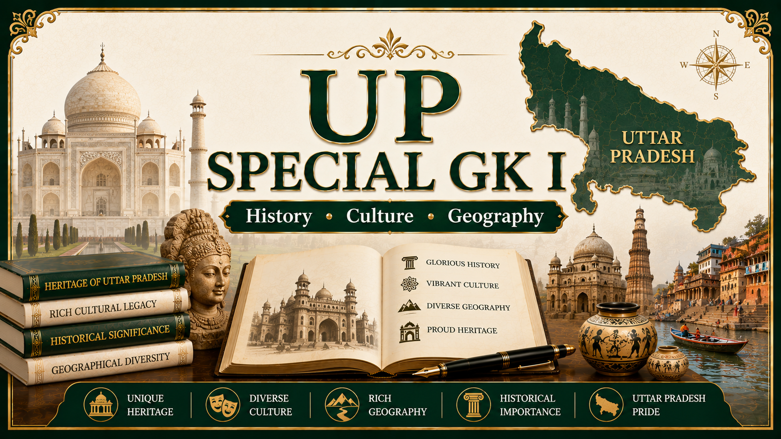 UP Special GK I – History, Culture & Geography