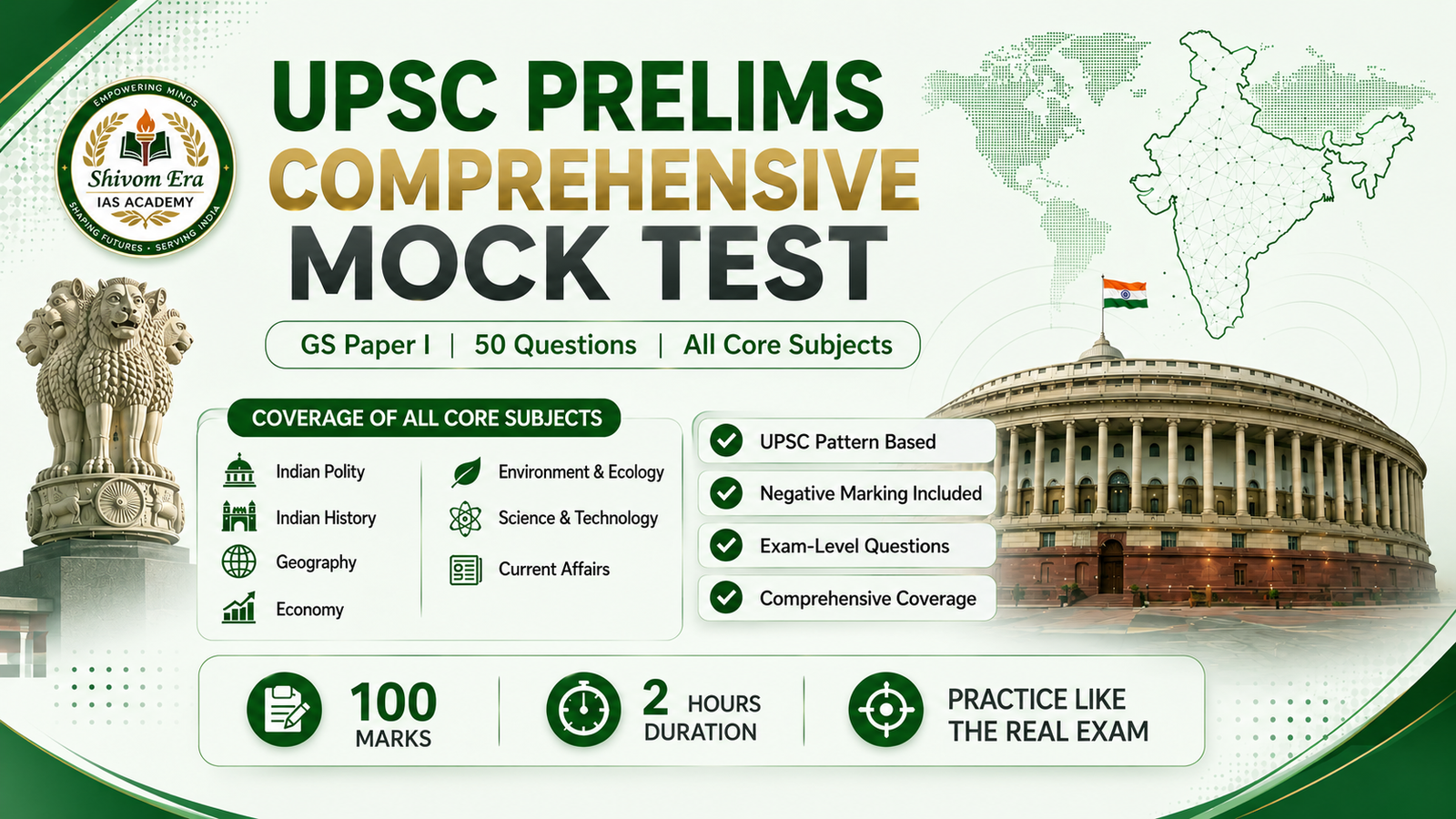 SHIVOM ERA UPSC Prelims Mock Test